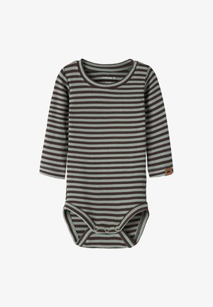 Name it, ROMPER LONG SLEEVED - Body - green milieu