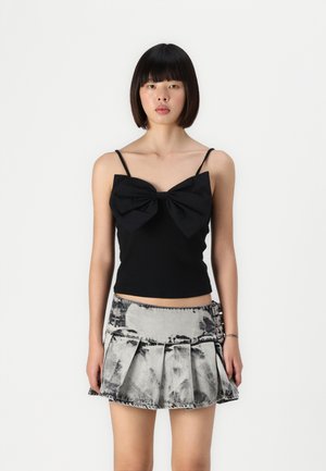 ONLY ONLFILIPPA BOW - Débardeur - black