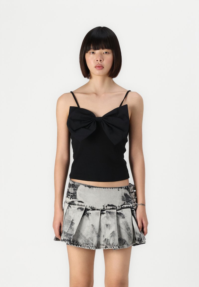 ONLY ONLFILIPPA BOW - Top - black