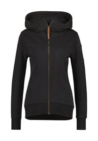 alife & kickin ISAMIAK - Felpa con zip - black