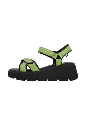 Platform sandals - vert