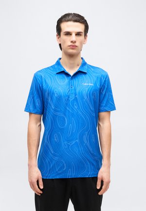 MARBLE PRINT - Πόλο - sapphire