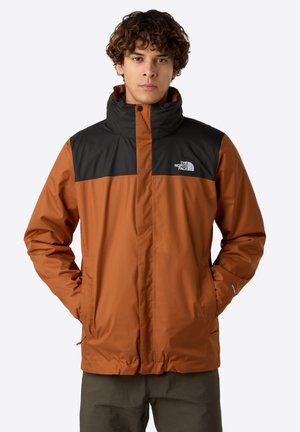 M EVOLVE II TRICLIMATE JACKET - EU - Hardshell-jas - burnt umber asphalt gre