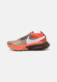 ZOOMX ZEGAMA 2  - Trail running shoes - khaki/white/hyper crimson/burgundy crush/vintage coral