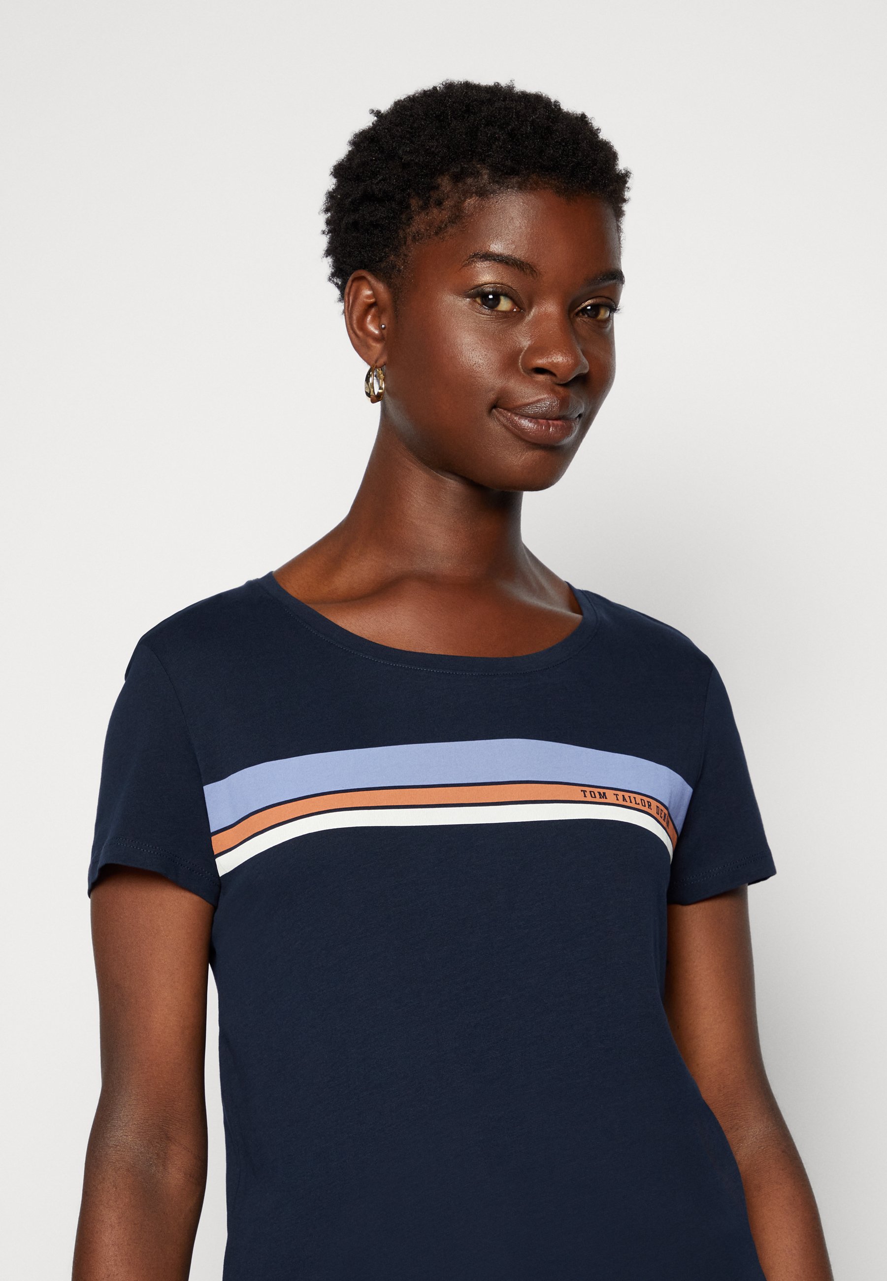 TOM TAILOR DENIM Print T-shirt - sky 
