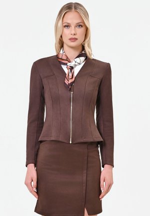Rinascimento, GIACCA TINTA UNITA - Blazer - brown