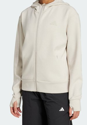 Sweater met rits - beige