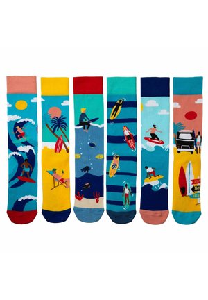 3 PACK MOTTOMOTIVE - Socks - sock waves