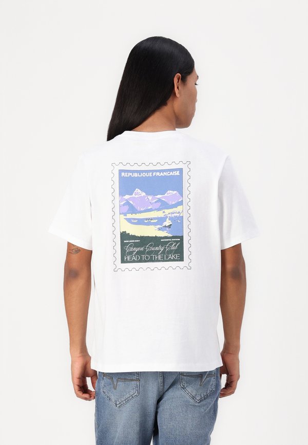 SLHBOSMA O NECK TEE - T-Shirt print