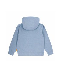 Light blue hoodie made from soft fabric, featuring a lined hood, long sleeves, and a straight hem. Minimal design, no visible accents.