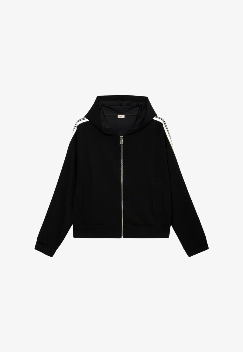 Oltre Sudadera con cremallera nero/negro - Main Image