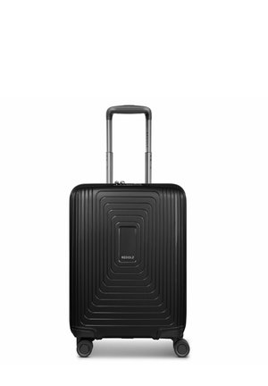 ESSENTIALS KABINENTROLLEY SLIM - Wheeled suitcase - black metallic