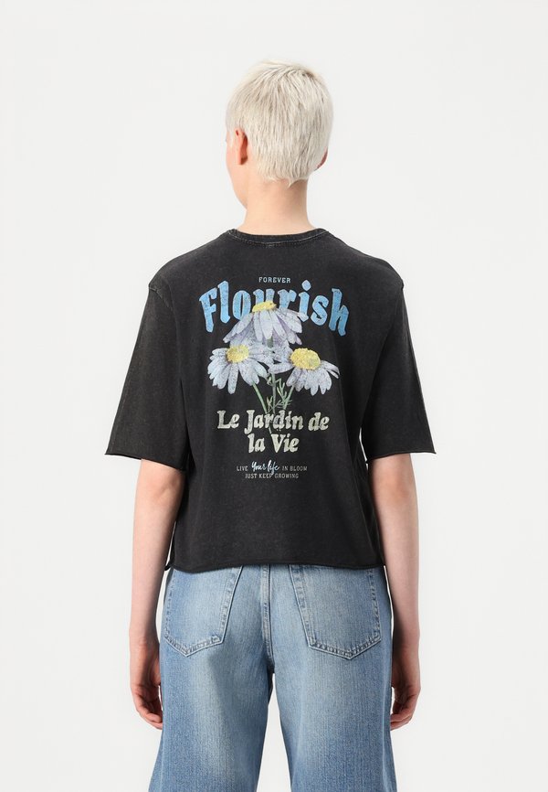 ONLLUCY LIFE FLOWERS - Print T-shirt