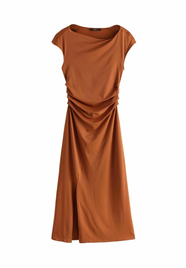 SLINKY RUCHED OFF THE SHOULDER - Maxikleid