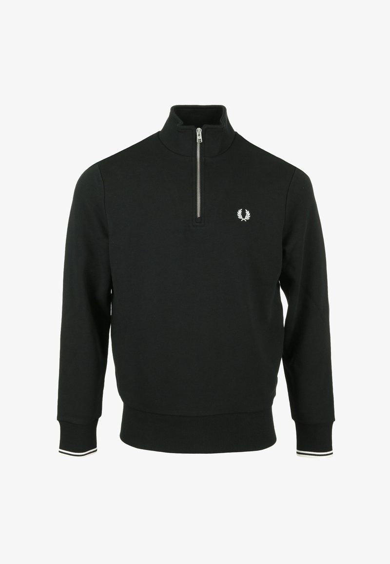 Fred Perry HALF - Felpa in pile - black