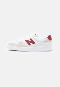 Não selecionado, white/red 