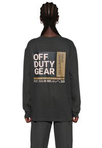 HALO GEAR  WAFFLE - Langarmshirt - raven