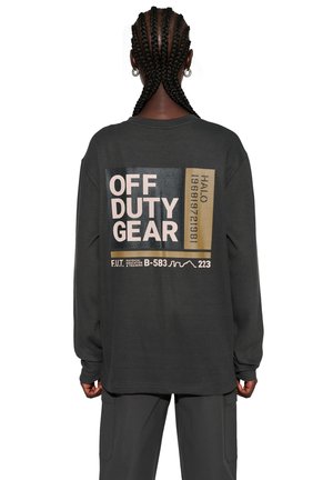 HALO GEAR  WAFFLE - Longsleeve - raven