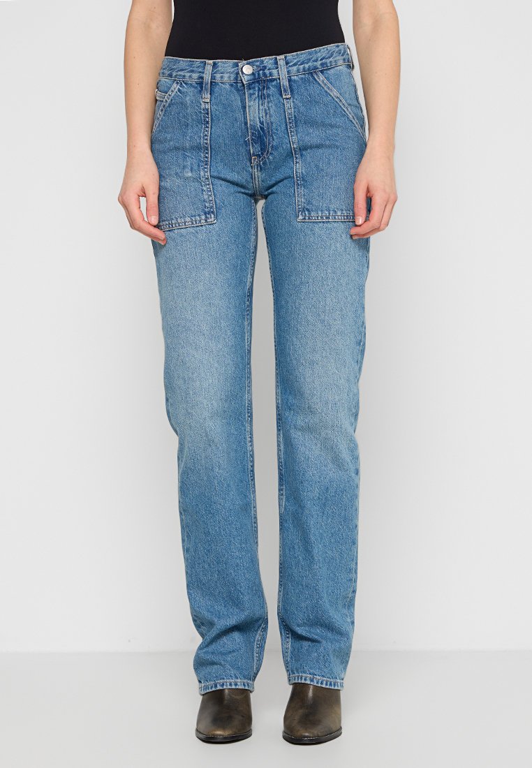 Calvin Klein Jeans Straight leg jeans blauw Calvin Klein Jeans Straight leg jeans blauw
