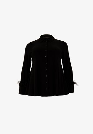 YOEK WITH BUTTONS - Chemisier - black