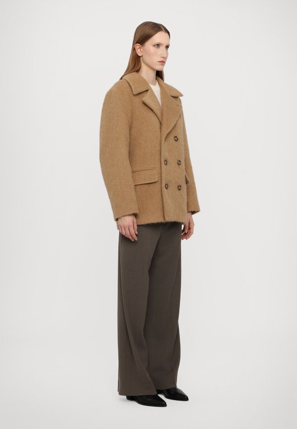 Short coat - dark beige2