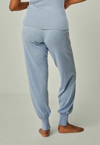 YOU LOOK PERFECT BELLA - MERINO WOOL LOUNGEWEAR - Nachtwäsche Hose - himmelblau