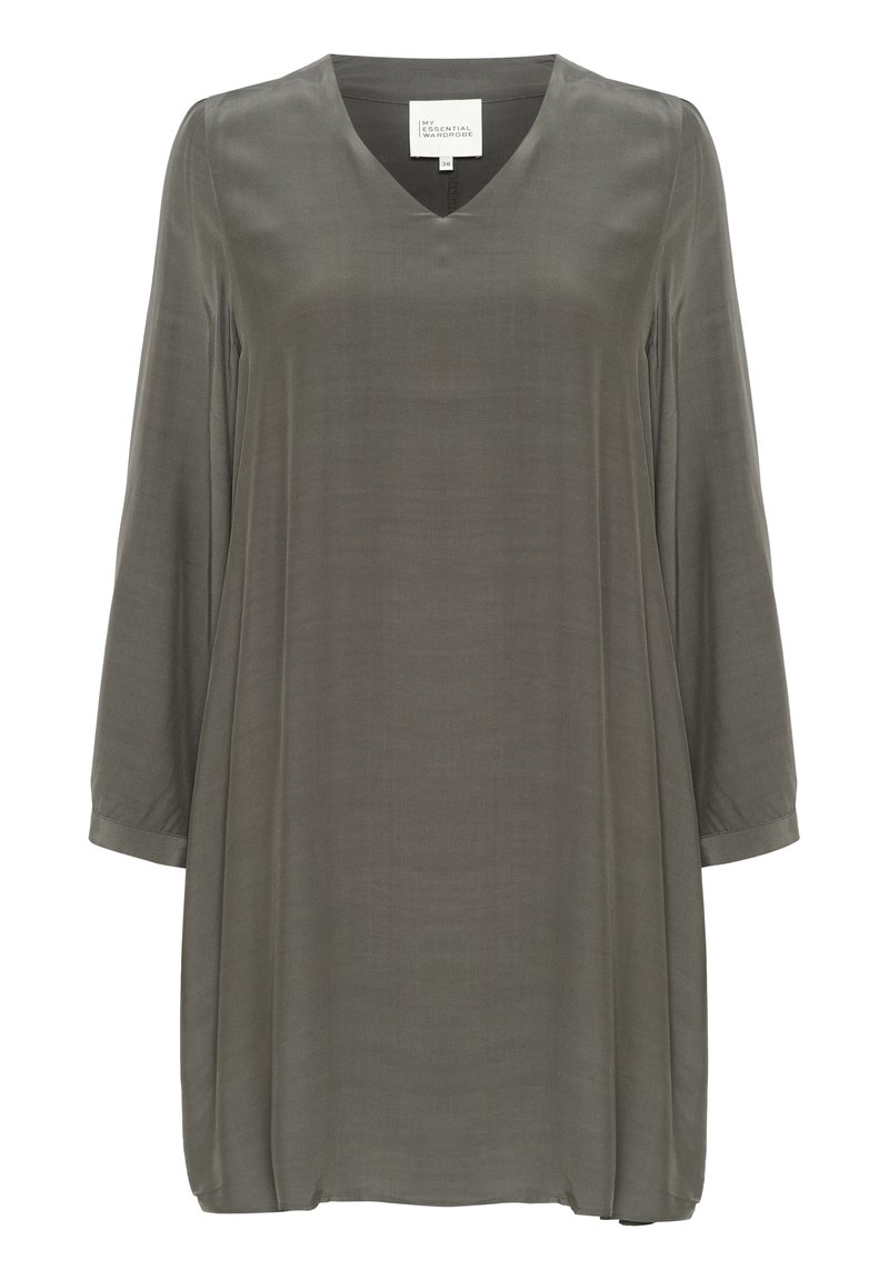 My Essential Wardrobe Jurk donkergrijs My Essential Wardrobe Jurk donkergrijs