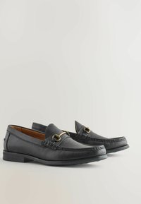 TUMBLED SNAFFLE LOAFERS - Obuća na navlačenje - black