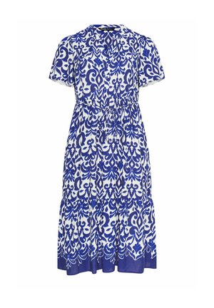 Yours Clothing, PLUS SIZE CASUAL DRESSES - Jurk - neon blue