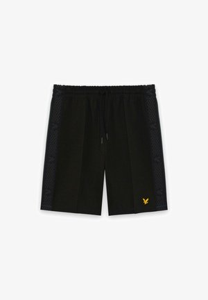 Lyle & Scott, LYLE & SCOTT MID BOTTOMS PADEL TAPED SHORTS - Træningsbukser - z jet black