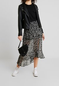 Topshop A-linjekjol - black
