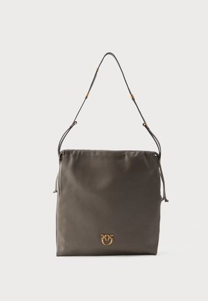 SLOUCHY - Tote bag - grigio asfalto/gold-coloured
