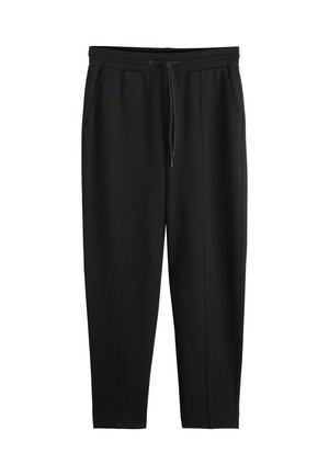 REGULAR FIT - PREMIUM TAPERED JOGGERS  - Tepláky - black