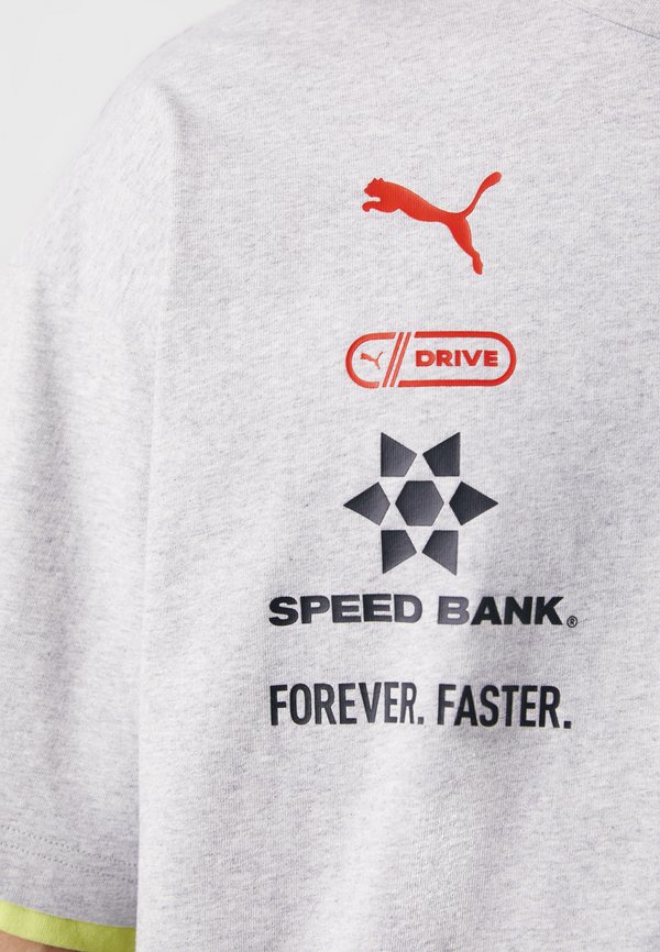 F1 RACING TEE UNISEX - Print T-shirt - light gray heather2