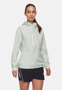 Mammut AENERGY HOODED - Hardshelljacka - silver sage