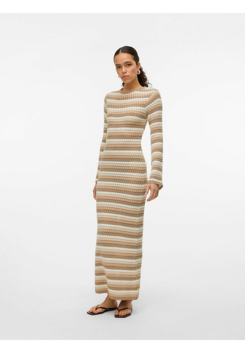 Vero Moda VMRIHANNA - Dolga obleka - beige
