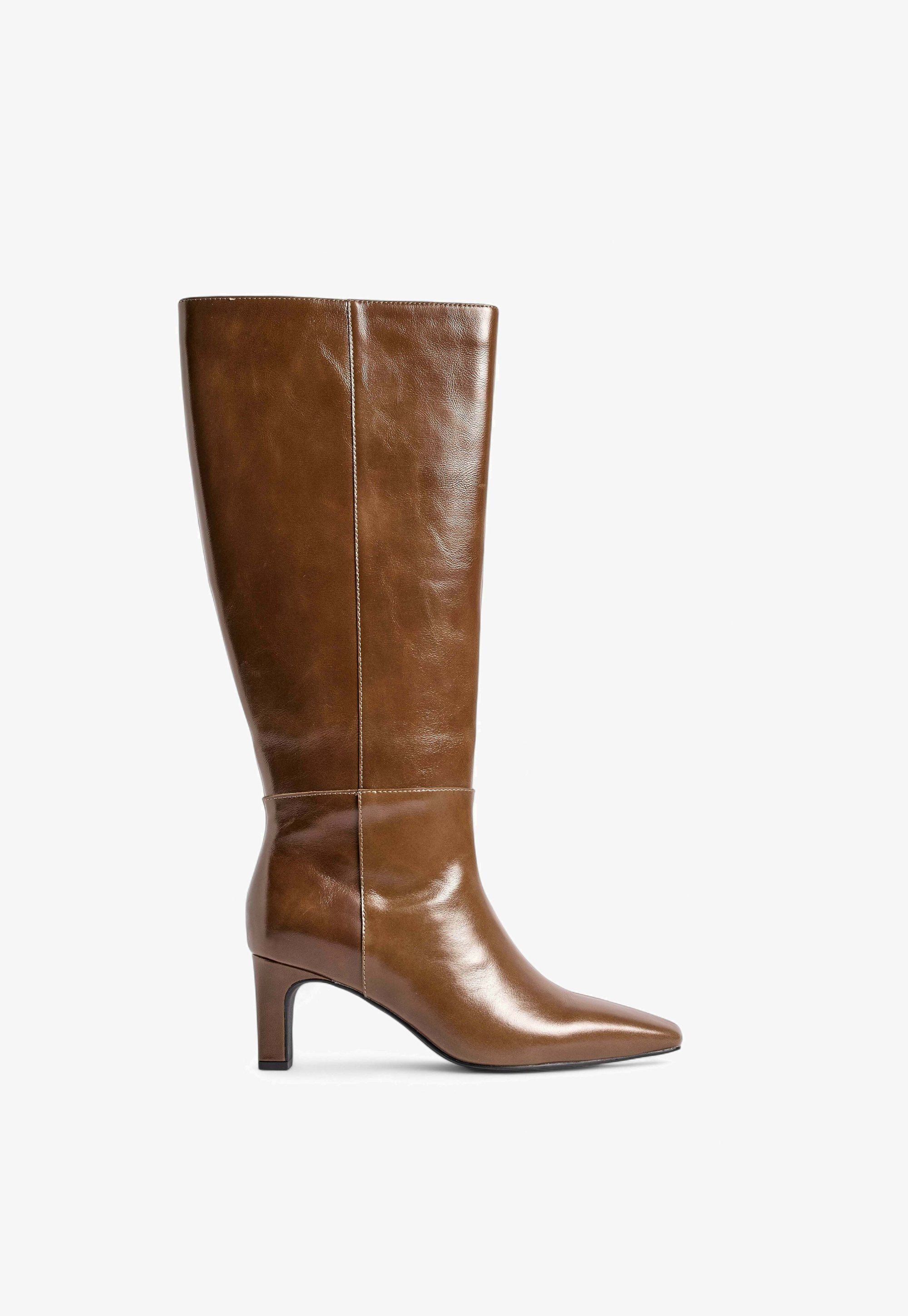 NA-KD SQUARED TOE Botas brown/marrón