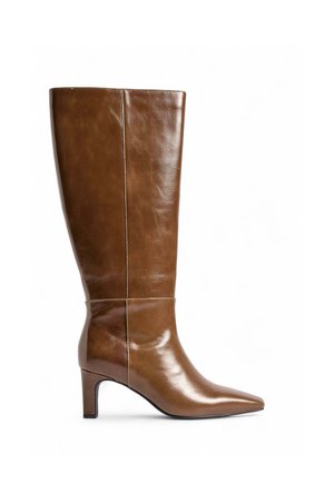 SQUARED TOE  - Čižmy - brown