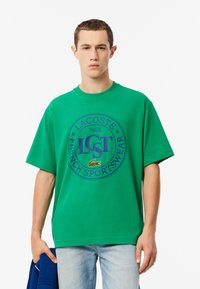 Lacoste Camiseta estampada - vert ldm