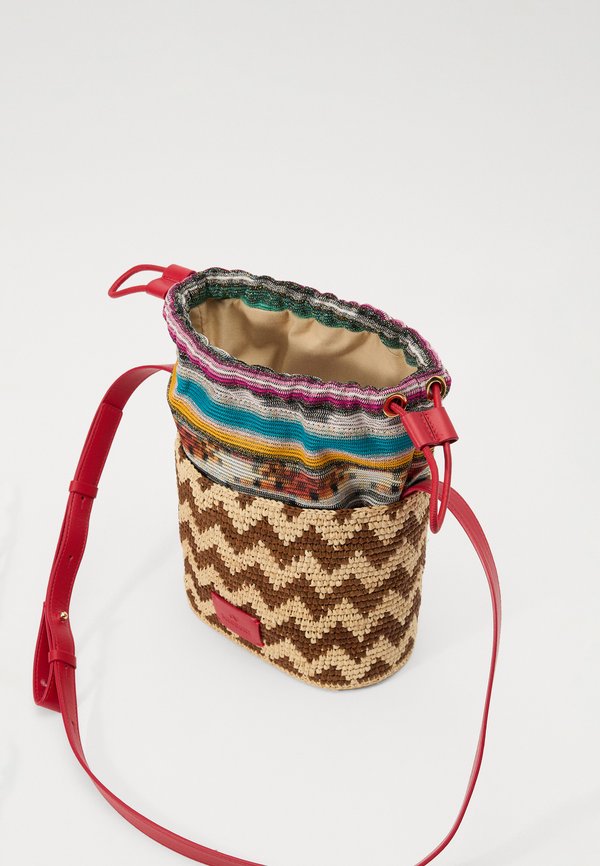 SMALL BUCKET - Cross body bag - beige2