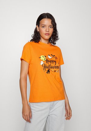 VIPURE HALLOWEEN - T-shirts print - vibrant orange happy halloween