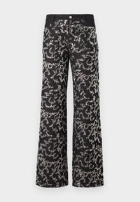 KINSLEY PANT - Sirgete säärtega teksad - charcoal
