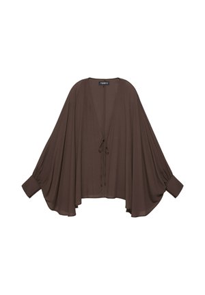 PULL&BEAR, FLUID - JACKET - Veste légère - dark brown