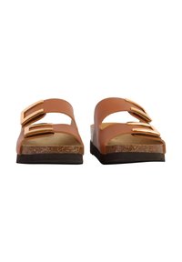 Scholl À ENFILER  MONTEREY STRAPS - Pantofle - camel