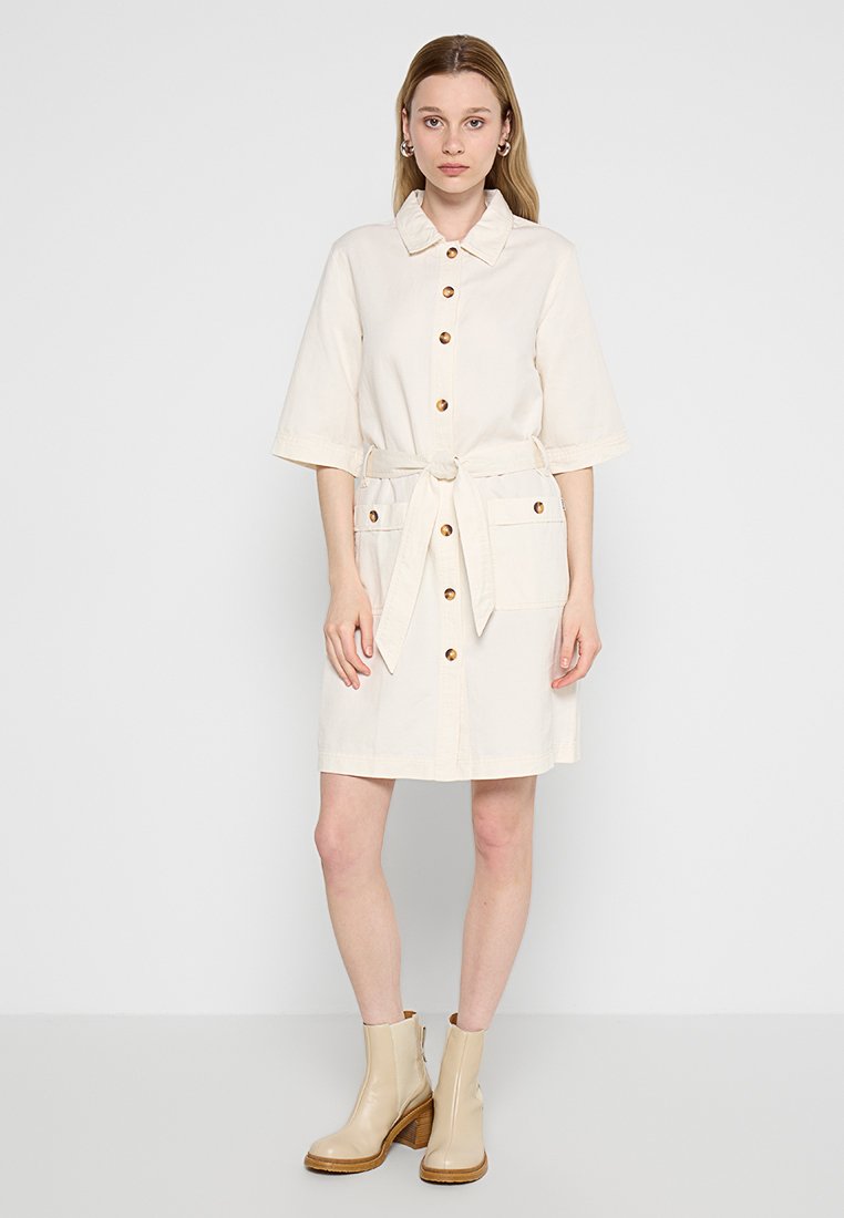 Ecoalf Blousejurk crème Ecoalf Blousejurk crème