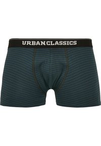 Urban Classics BOXER SHORTS 3-PACK - Boxerbriefs - btlgrn/dblu+brgd/dblu+wht/blk