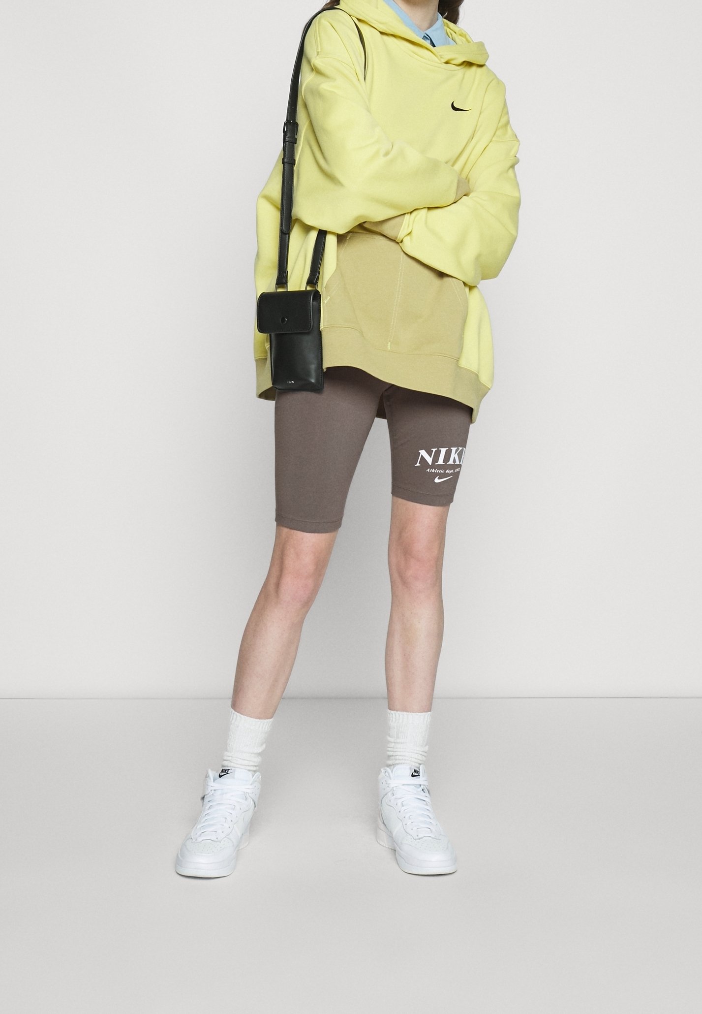 nike yellow cycling shorts