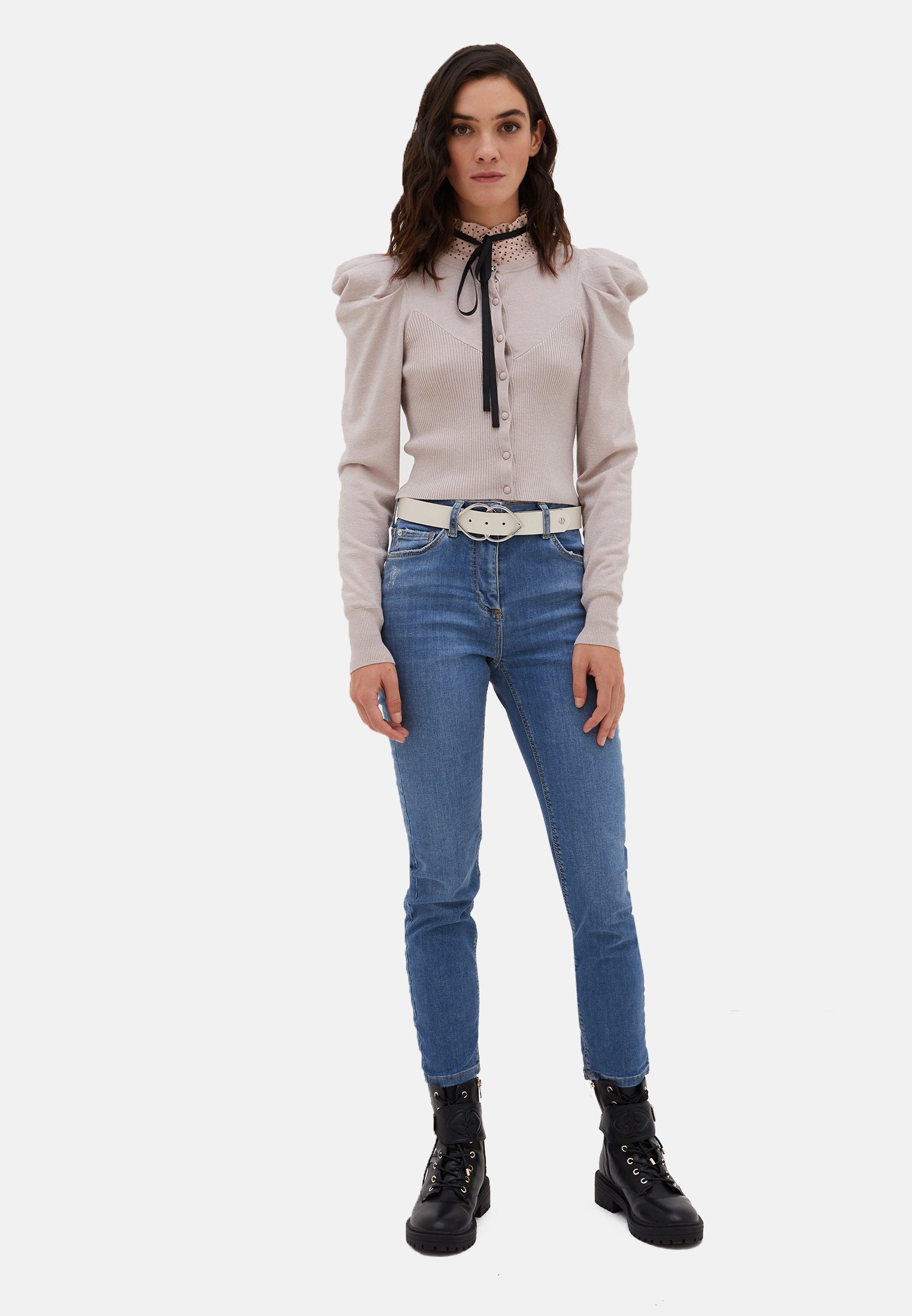 Motivi GISELE TAILLE HAUTE - Jeans slim fit - blu - Zalando.it