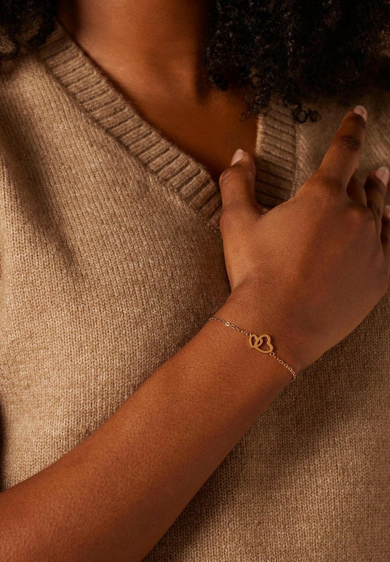 Lucardi MODERN ICONS 2 PACK - Armband - gold-coloured