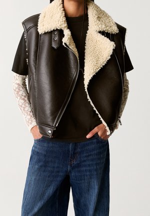 Veste sans manches - dark brown